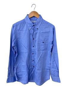 individualized shirts◆長袖シャツ/-/コットン/BLU/ストライプ