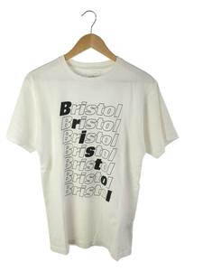 F.C.R.B.(F.C.Real Bristol)◆21SS/DIAGONAL LOGO TEE/Tシャツ/M/コットン/WHT/FCRB-210080//