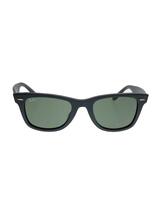 Ray-Ban◆サングラス/ウェリントン/プラスチック/BLK/KHK/レディース/RB2140-F_画像1