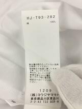 YOHJI YAMAMOTO◆Tシャツ/XL/コットン/WHT/HJ-T93-282/ERASER LOGO//_画像5