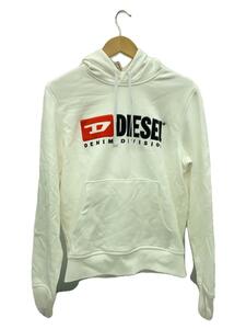 DIESEL◆パーカー/M/コットン/WHT/A03757 OBAWT