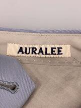 AURALEE◆LIGHT WOOL MAX GABARDINE SLACKS/0/ウール/BLU/無地/A21SP04MG_画像4