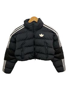 adidas◆SHORT SYNTH TECH DOWN PUFFER JACKET/S/ポリエステル/BLK/GU1770