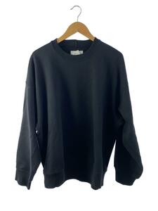 stein◆OVERSIZED UNTWISTED YARN SWEAT LS/スウェット/S/コットン/BLK/ST.442-1