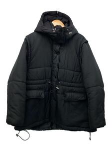 MAISON SPECIAL◆ダウンジャケット/M/ナイロン/BLK/無地/21222215305/Multiway Puffer Blous