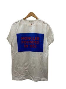 MONCLER◆20SS/MAGLIA T-SHIRT/Tシャツ/L/コットン/WHT/F10918C74610 8390Y