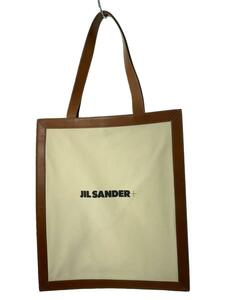 JIL SANDER◆トートバッグ/キャンバス/IVO/JPUU852028