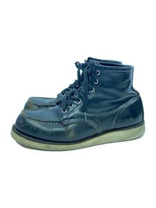 RED WING◆レースアップブーツ/US9.5/BLK/レザー/8179