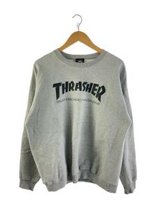 THRASHER◆スウェット/-/コットン/GRY