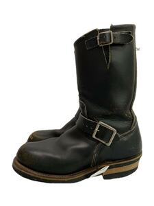 RED WING* engineer boots * engineer /US6/BLK