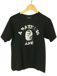 A BATHING APE◆Tシャツ/-/コットン/BLK/0357722524