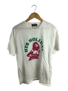 HYSTERIC GLAMOUR◆HYS HOLIDAY/Tシャツ/M/ホワイト/02231CT26//