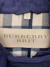 BURBERRY BRIT◆ダッフルコート/8/ウール/ネイビー/バーバリーブリット//_画像3