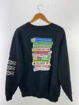 X-LARGE◆SOUNDS CREWNECK SWEAT/ワンポイントロゴ刺繍/コットン/BLK/101233012027//_画像2