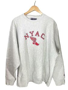 Champion◆90s～00s/RW/メキシコ製/NYAC/スウェット/XXL/コットン/GRY//