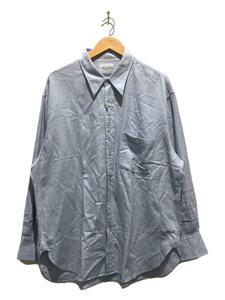 Marvine Pontiak shirts makers◆Regular Collar 3 Button SH 長袖シャツ/ブルー//