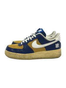 NIKE◆×UNDEFEATED/クロコ切替/AIR FORCE 1 LOW SP/26cm/BLU/レザー