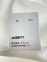 AUBETT◆2022SS GIZA 空紡天竺フットボールTシャツ/4/コットン/WHT/22-01-071_画像5