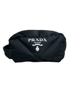 PRADA◆セカンドバッグ/ナイロン/BLK