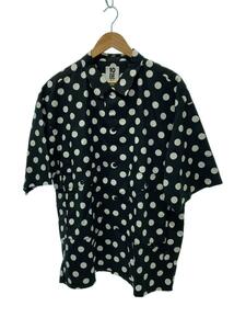 TENBOX◆Drug dealer shirt/半袖シャツ/XL/コットン/BLK/ドット