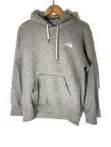 THE NORTH FACE◆BACK SQUARE LOGO HOODIE_バックスクエアロゴフーディー/S/ポリエステル/GRY/無地_画像1