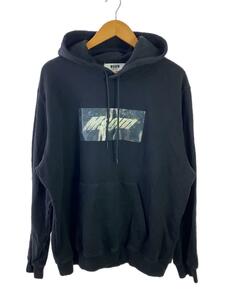 MSGM◆パーカー/L/コットン/BLK/無地/2840MM207