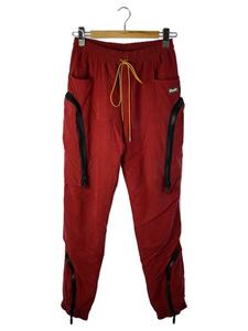 RHUDE◆イージーカーゴパンツ/キュプラ60％/ボトム/M/-/RED