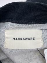 MARKAWARE◆スウェット/1/コットン/BLK/無地/A19C-10CS01C_画像3