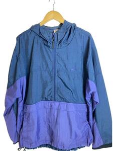 NIKE ACG◆パーカー/M/ナイロン/NVY/アノラックパーカー/ハーフジップ