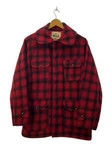 Woolrich◆マッキーノ/ウールジャケット/42/ウール/RED/523