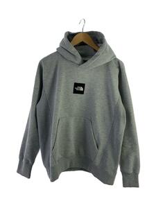 THE NORTH FACE◆HEATHER LOGO BIG HOODIE_ヘザーロゴビッグフーディー/L/ポリエステル/GRY/無