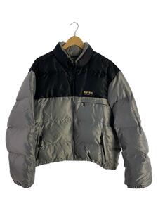 EDDIE BAUER◆EBTEK/90年代/ダウンジャケット/XL/ポリエステル/GRY/無地/0027004