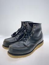 RED WING◆レースアップブーツ/US6.5/BLK/レザー_画像2