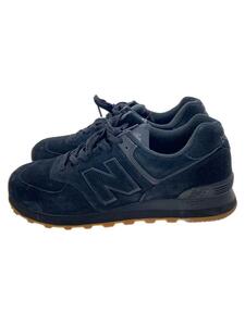 NEW BALANCE◆U574/ブラック/27cm/BLK