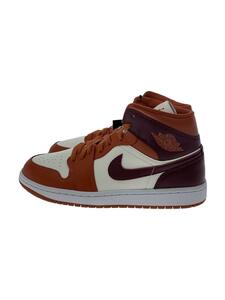 NIKE◆AIR JORDAN 1 MID/ハイカットスニーカー/27cm/BRW/BQ6472-200