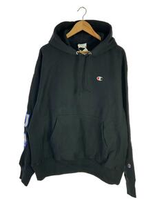 Champion◆REMAKE HOODIE by 太田夢莉 /パーカー/L/コットン/BLK/19AW-NMTP04