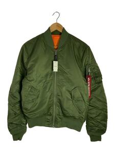 ALPHA INDUSTRIES◆フライトジャケット/M/ナイロン/GRN/MIL-J-82790J