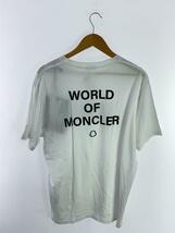 MONCLER◆Tシャツ/L/コットン/ホワイト/G209U8C00008/FRGMT HIROSHI FUJIWARA_画像2