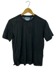 PRADA◆Tシャツ/L/コットン/BLK/無地/DNA976 S221 11G0