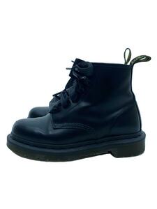 Dr.Martens◆リボン/レースアップブーツ/UK3/BLK/レザー