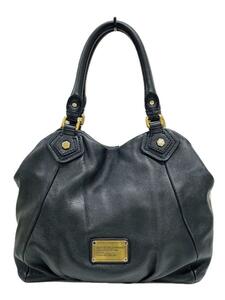 MARC BY MARC JACOBS◆ハンドバッグ/レザー/BLK/無地/M3PE104