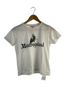 MASU◆MASUBOYSLAND T-SHIRTS/Tシャツ/42/コットン/ホワイト/プリント/MFFW-CS1223