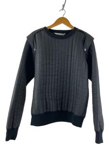 JOHN LAWRENCE SULLIVAN◆QUILT PULLOVER TOP/ブルゾン/M/ポリエステル/BLK/無地/1B022-0621-09