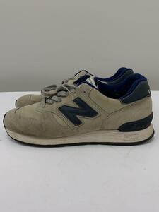 NEW BALANCE◆Made in Englandローカットスニーカー/US8/GRY/スウェード/M670GN