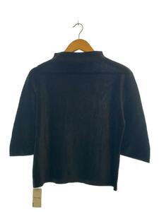 PLEATS PLEASE ISSEY MIYAKE◆プリーツ ハイネックTシャツ/3/ポリエステル/BLK/PP31-FK333