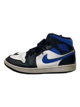 NIKE◆AIR JORDAN 1 MID_エアジョーダン 1 ミッド/27cm/BLU/ナイキ/ブルー/_画像1