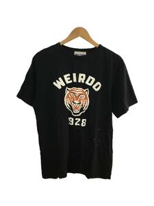 WEIRDO◆Tシャツ/L/コットン/BLK