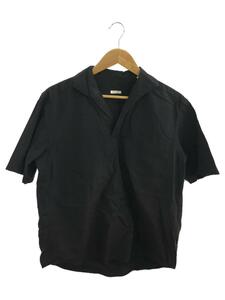 COMOLI◆半袖シャツ/1/コットン/BLK/K01-02012/スキッパー