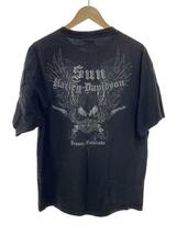 HARLEY DAVIDSON◆Tシャツ/XL/コットン/BLK_画像2