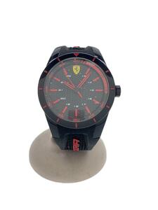 Ferrari◆クォーツ腕時計/アナログ/BLK/BLK/SF.27.1.47.0223